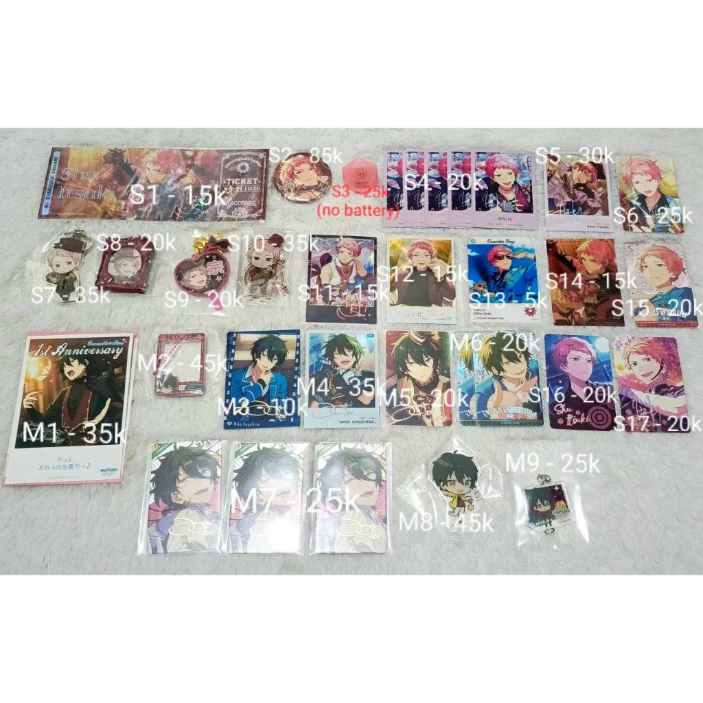 Official Ensemble Stars Merchandise Valkyrie Mika Kagehira Shu Itsuki