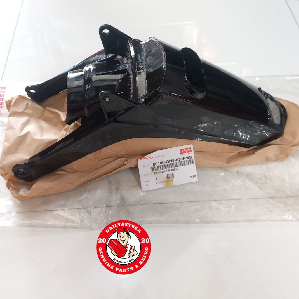 FENDER REAR SLEBOR SPAKBOR SAYAP HITAM BELAKANG ASTREA GRAND LEGENDA ORIGINAL ORI GADING 80100-GN5-8