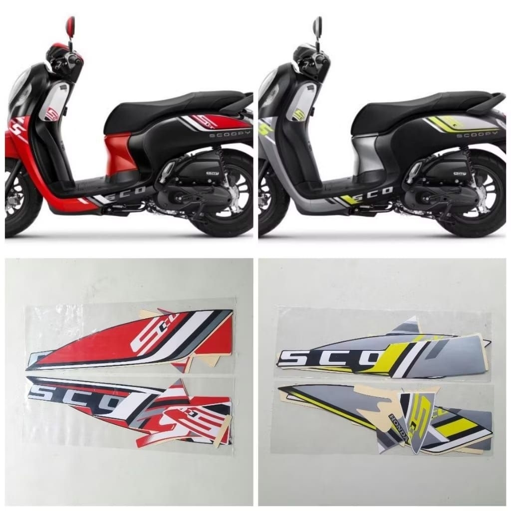 stiker stripping Lis Body motor Scoopy Sport 2023