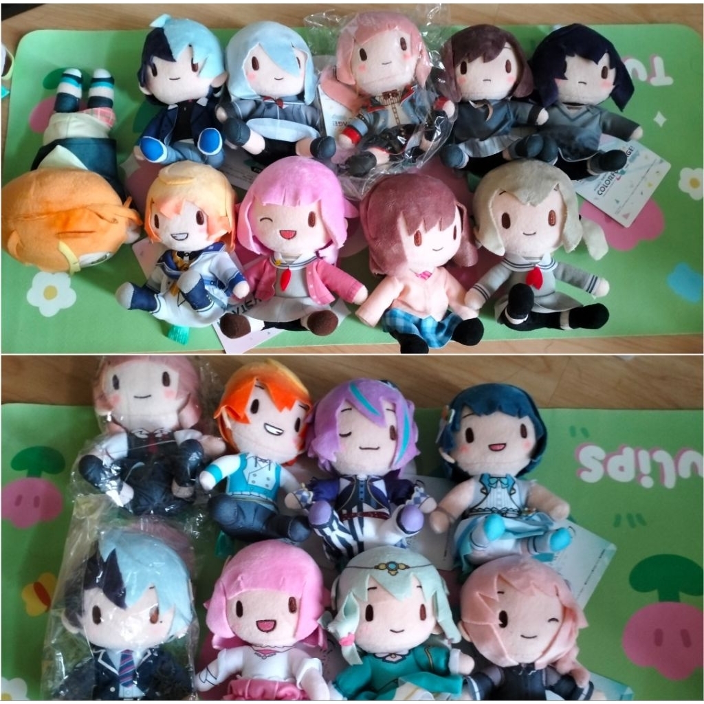 various sitting doll fuwapuchi || project sekai official merch