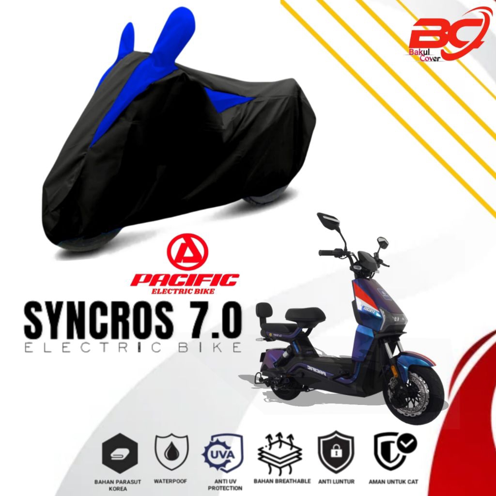 cover sepeda listrik waterproof PACIFIC SYNCROS 7.0,SYNCROS 5,5,SYNCROS 8.0,SYNCROS 5.0,SYNCROS 1.0,