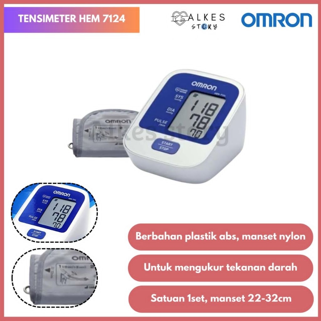 OMRON-ALKESSTORY Tensimeter Digital HEM-7124