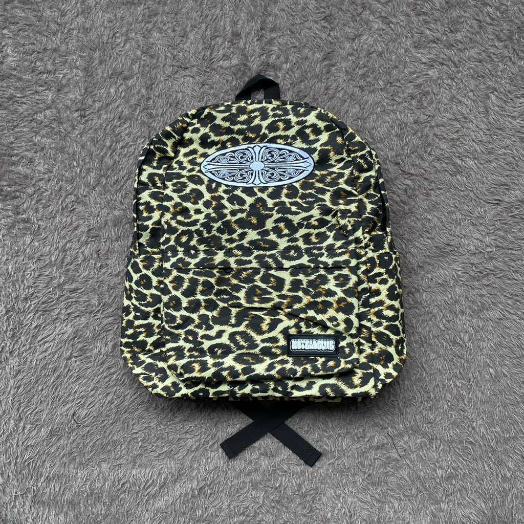 TAS RANSEL BAGPACK LEOPARD CHROMEHEART unisex