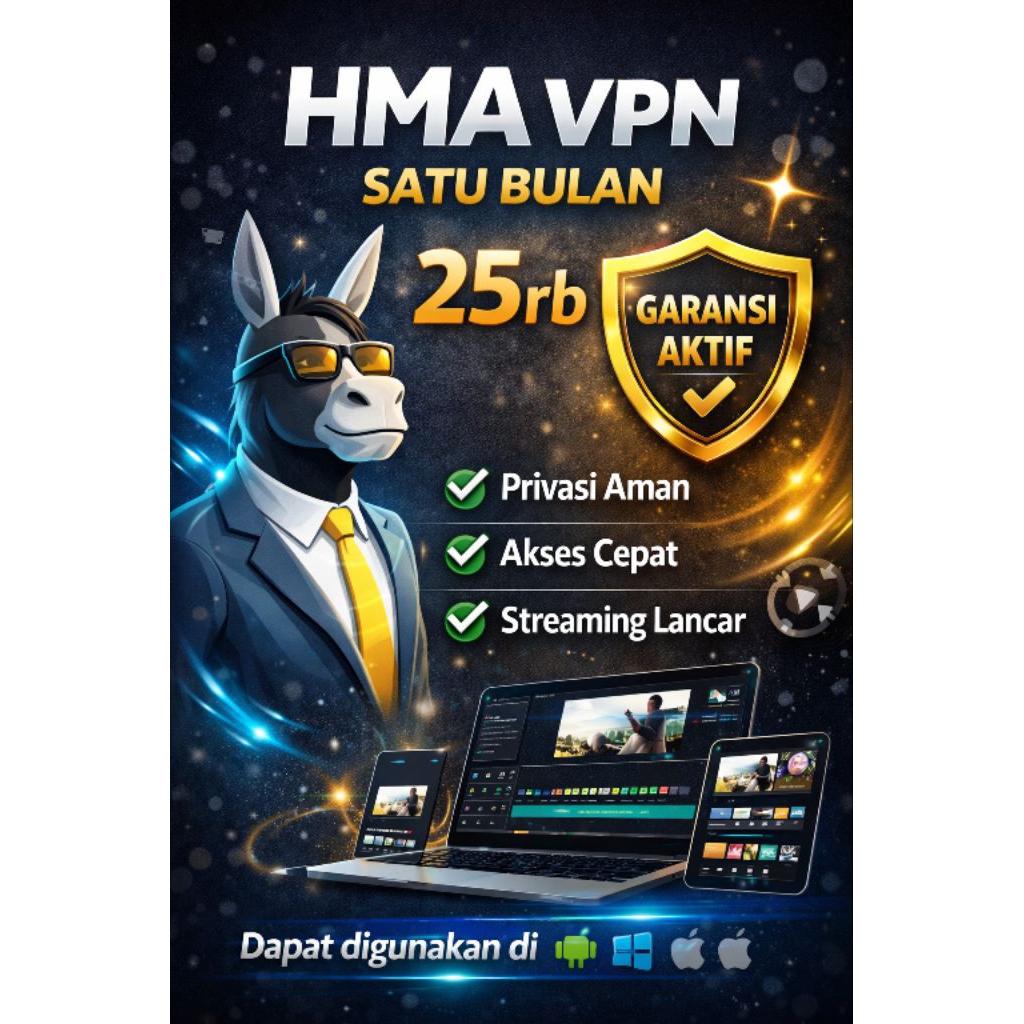 upgrade Lintasan Baru HMA VPN|askses penuh|Aman