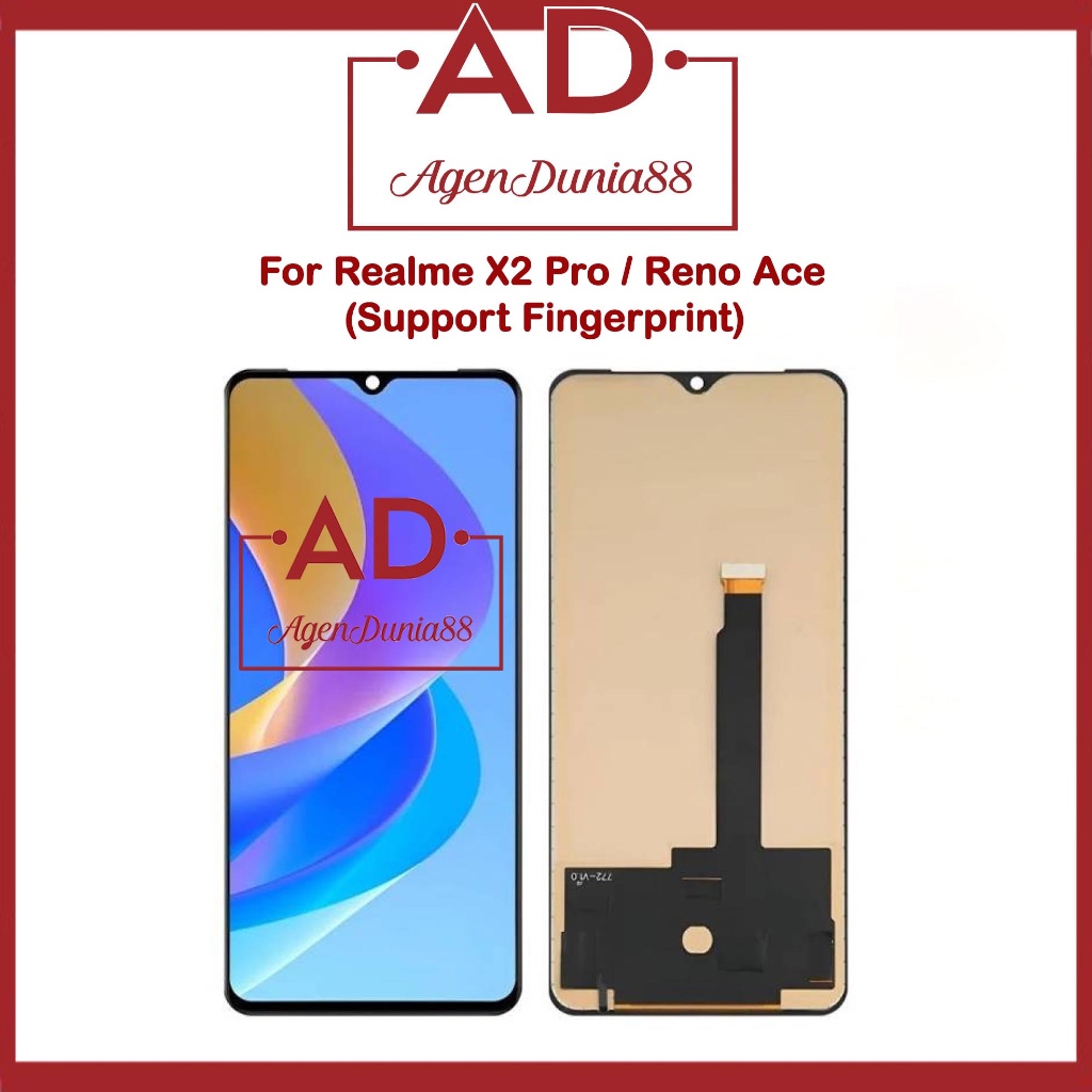 Agendunia88 Lcd Oled For Realme X2 Pro Oled - Support Fingerprint