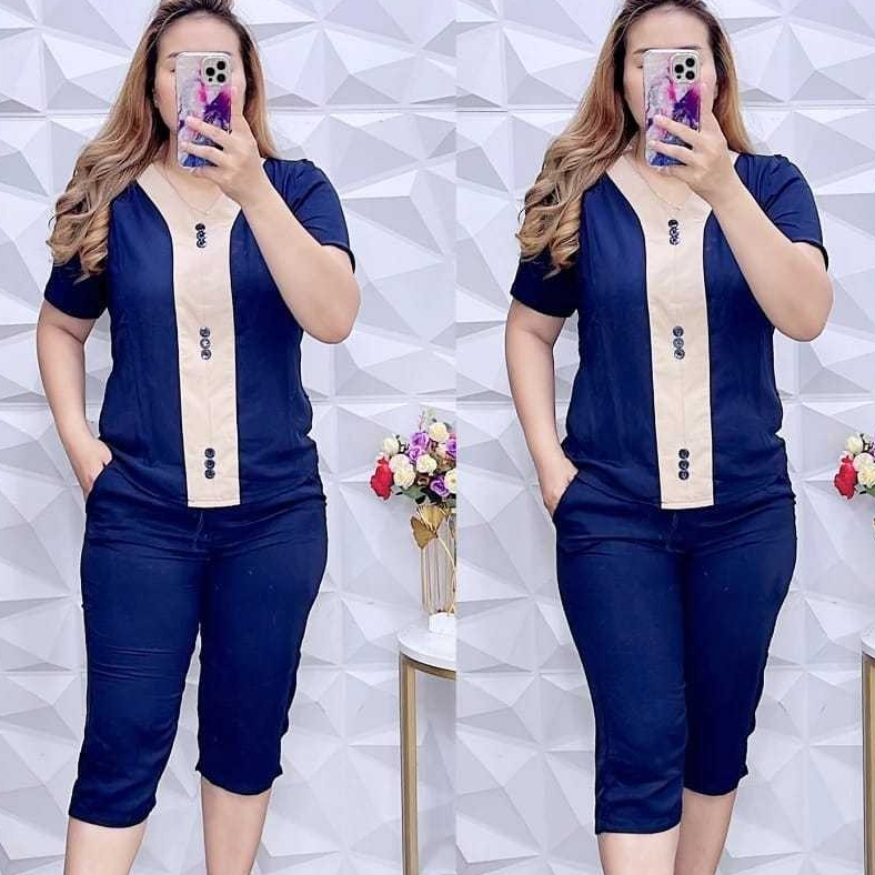 SETELAN ALUNA CRINKLE LENGAN PENDEK CELANA PENDEK | STELAN CRINKLE IMPORT STELAN CRINKLE JUMB0