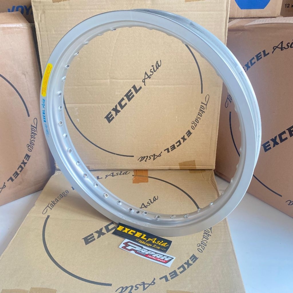 velg takasago excel asia silver ring 17