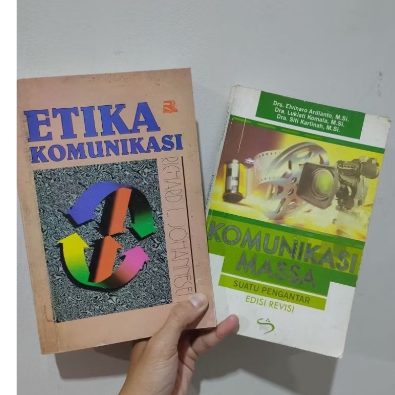 Paket buku komunikasi/etika komunikasi dan komunikasi massa/buku etika komunikasi karya Richard l. j
