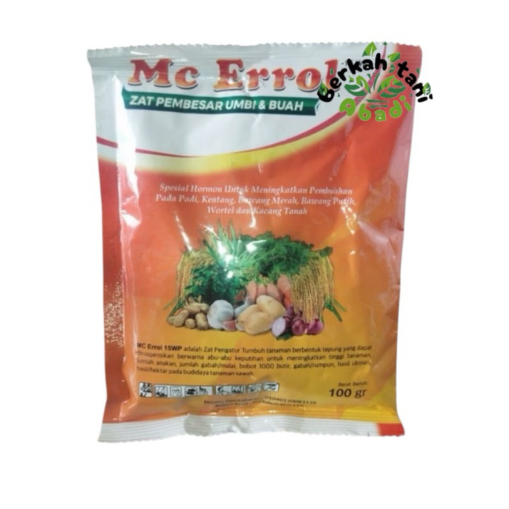 Mc Errol 100g - Paclobutrazol 15% untuk Meningkatkan Pembuahan Tanaman