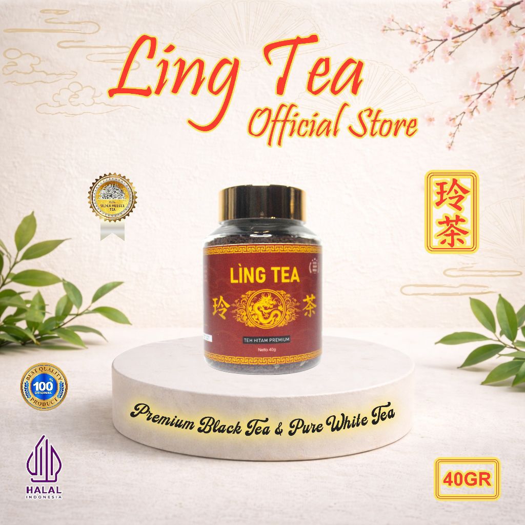 Teh Hitam Ling Tea 40gr - Teh Hitam premium&Teh Putih - Original Produk- Long Tea