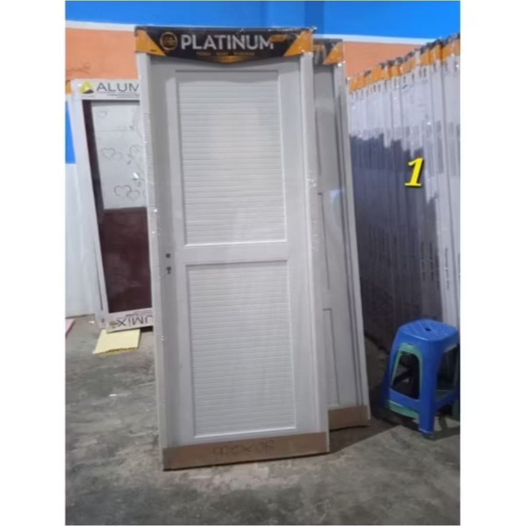 Pintu UPVC 80x200 Putih Khusus Yogyakarta