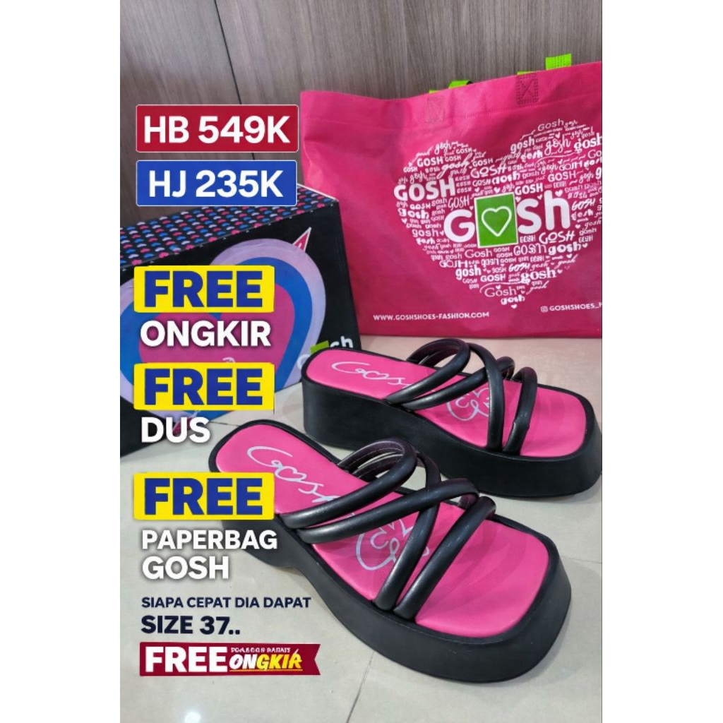 Sandal Wedges Original Counter GOSH SALE REVANA SIZE 37