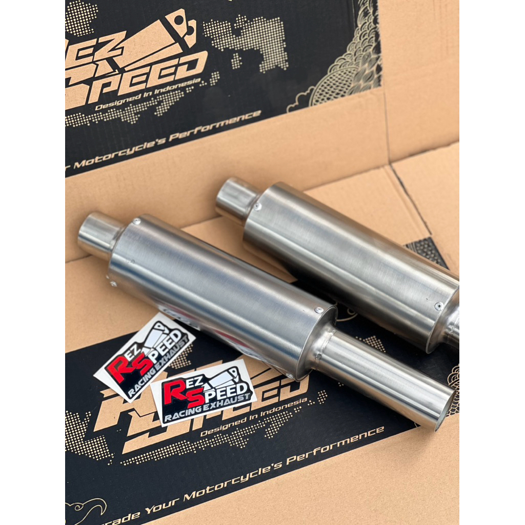 Knalpot Kondoman Rez Speed Standar Racing untuk SRV2 V3 V4 V5