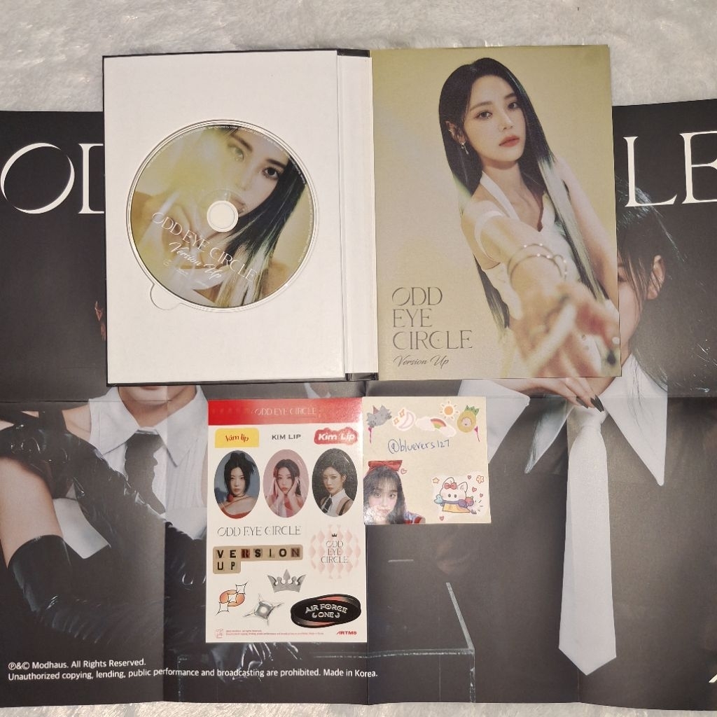 LOONA ODD EYE CIRCLE VERSION UP AIR FORCE ONE ALBUM ONLY JINSOUL VERSION