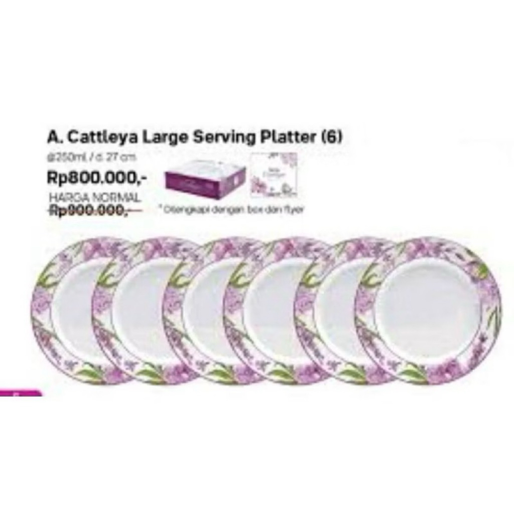 piring melamine tupperware/2 pcs
