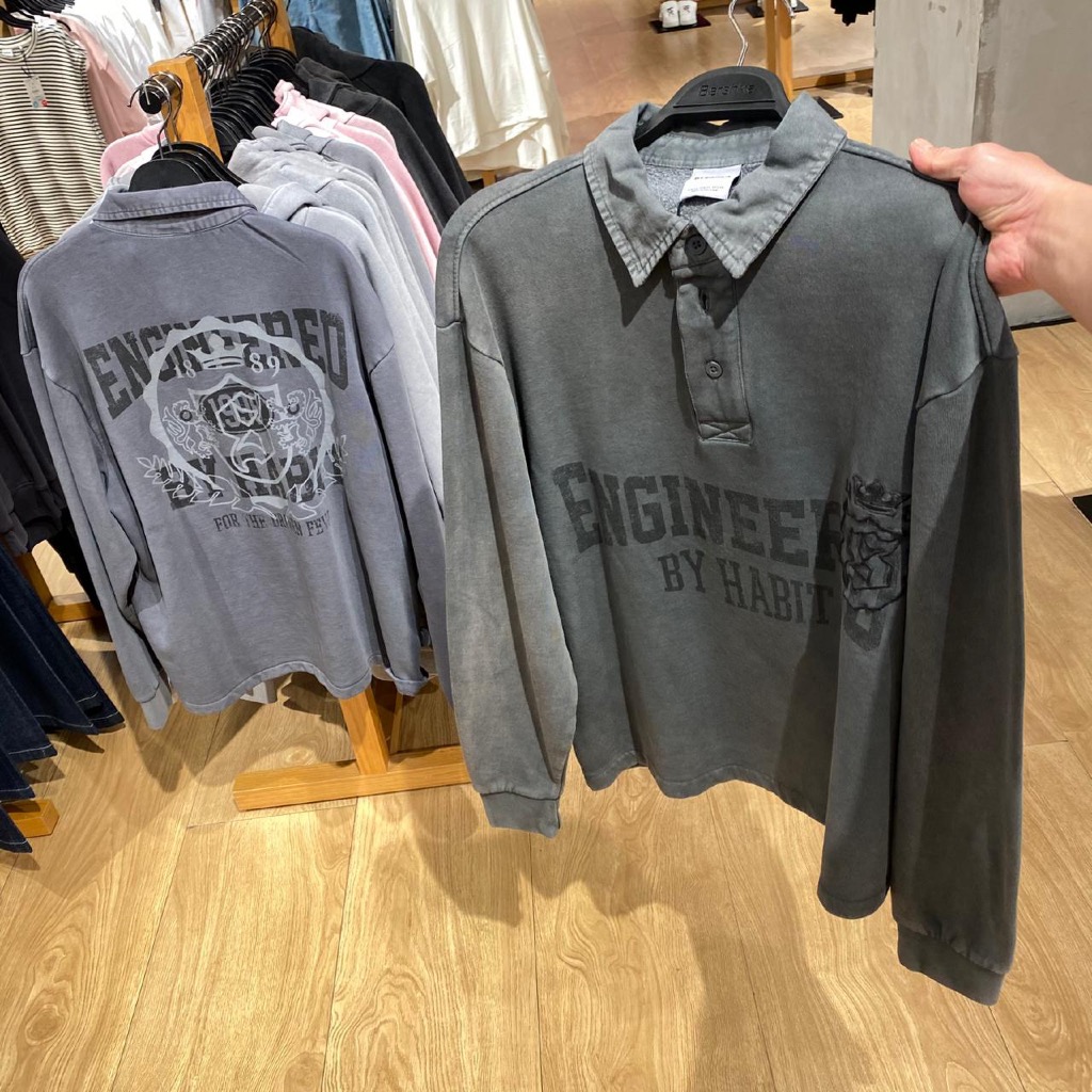 JASTIP. Polo Longsleeve Bershka (MAN)