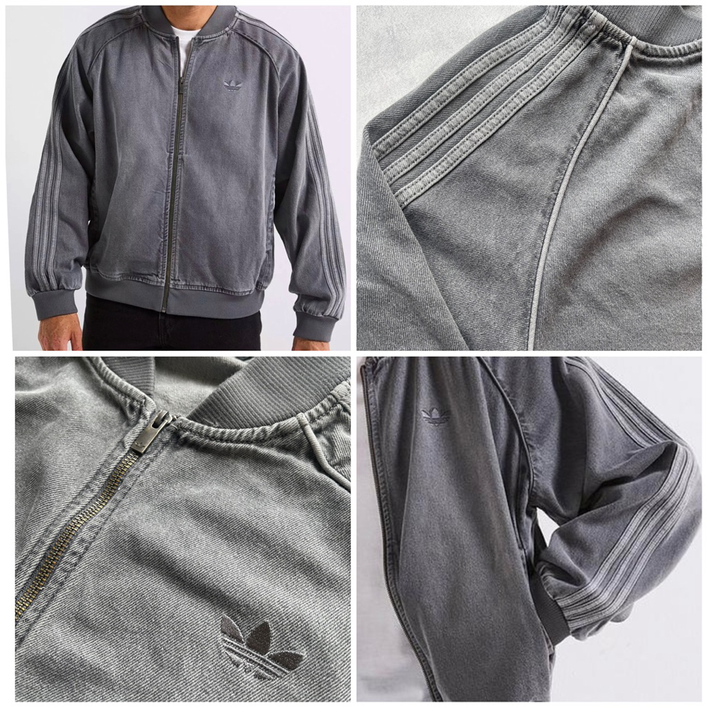 Jaket Bomber Adidas Adicolor Loose Denim