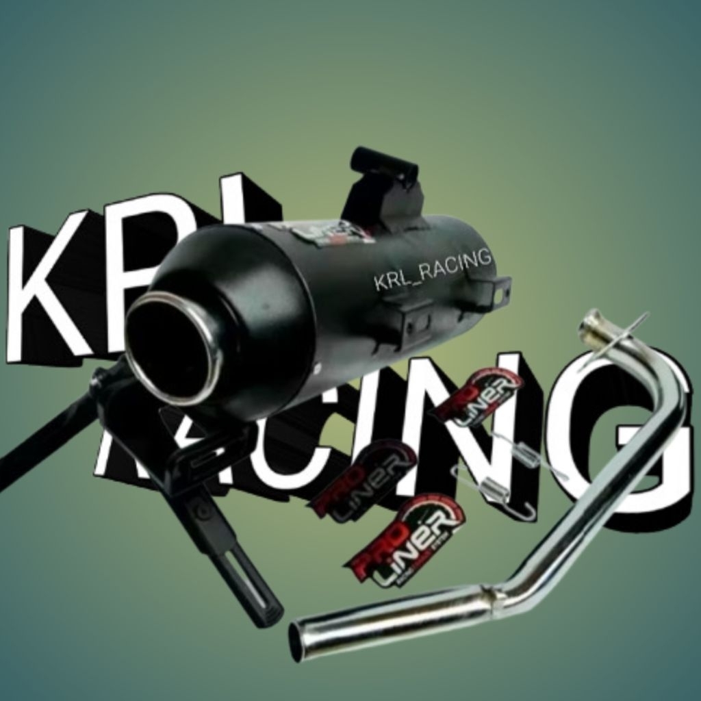 Knalpot Standar Racing PRO LINER Model Moncong Kinochi Shijiro ALL MATIC Suara Bass Adem Beat karbu/