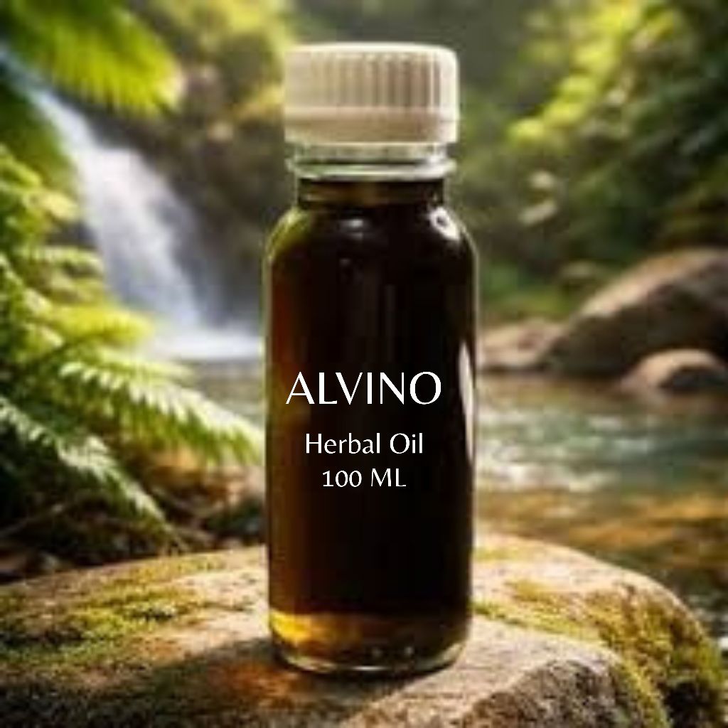 Minyak Oles Daun Tiga Jari Alvino 100% Asli 100ml Jaminan Garansi & Segel Resmi