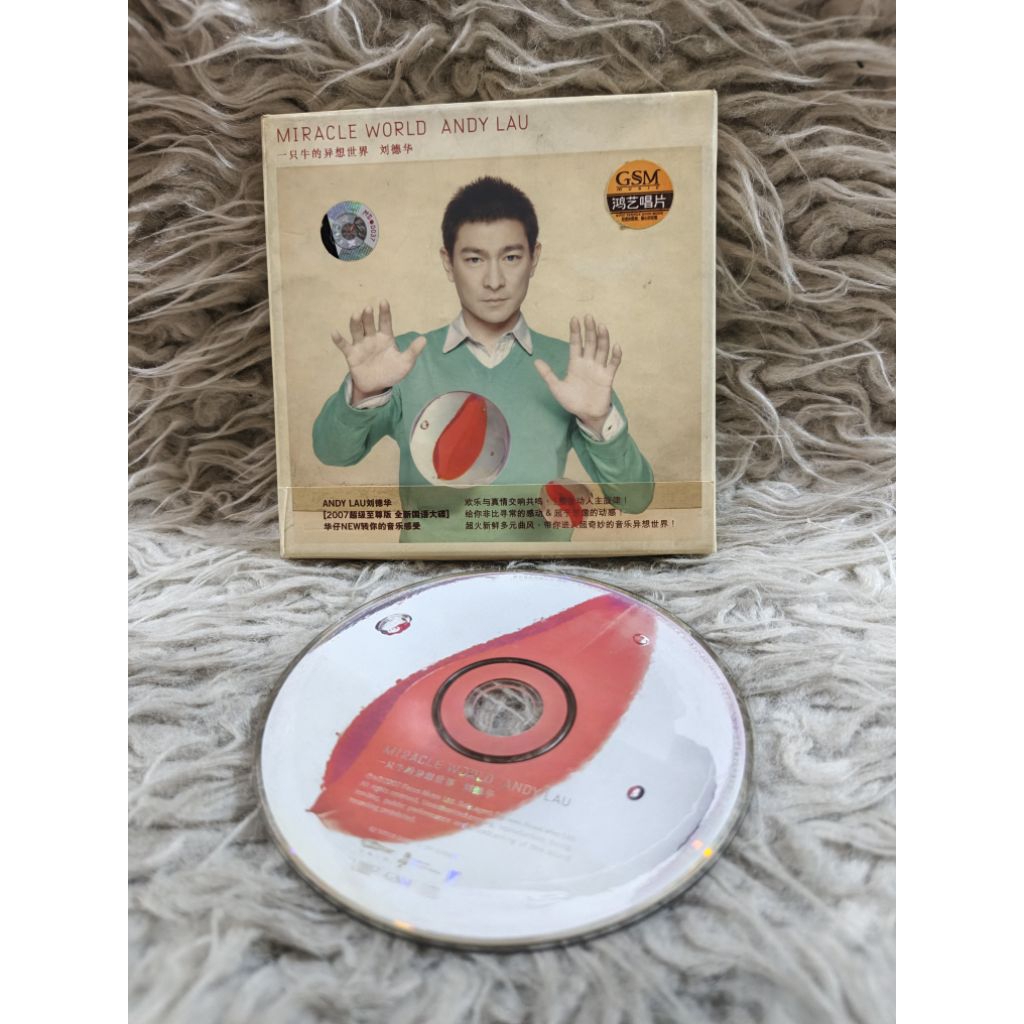 miracle world andy lau kaset cd
