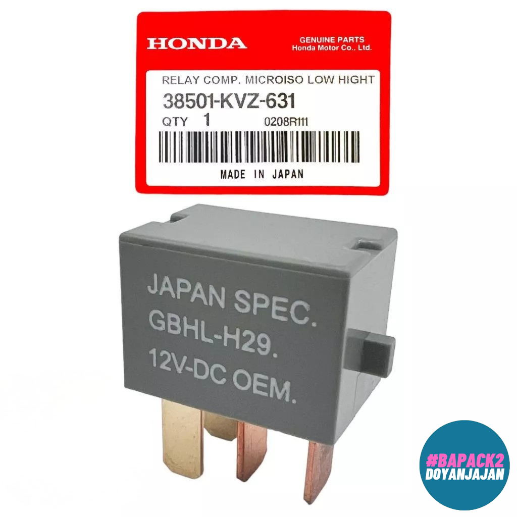 Relay Starter Kaki 4 KODE KVZ-631 Beat FI Scoopy ESP Vario 125 150 Spacy Original