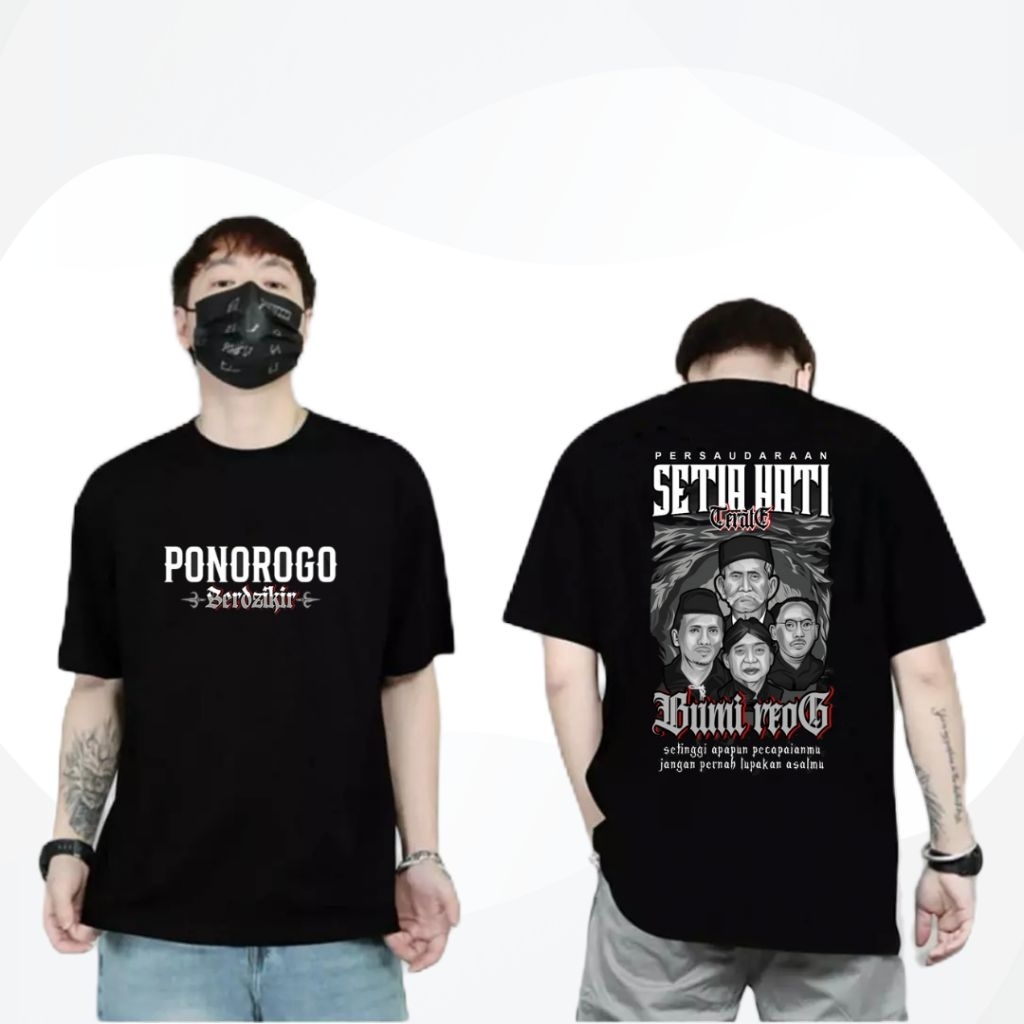 (Kode B) Kaos PSHT Ponorogo Berdzikir