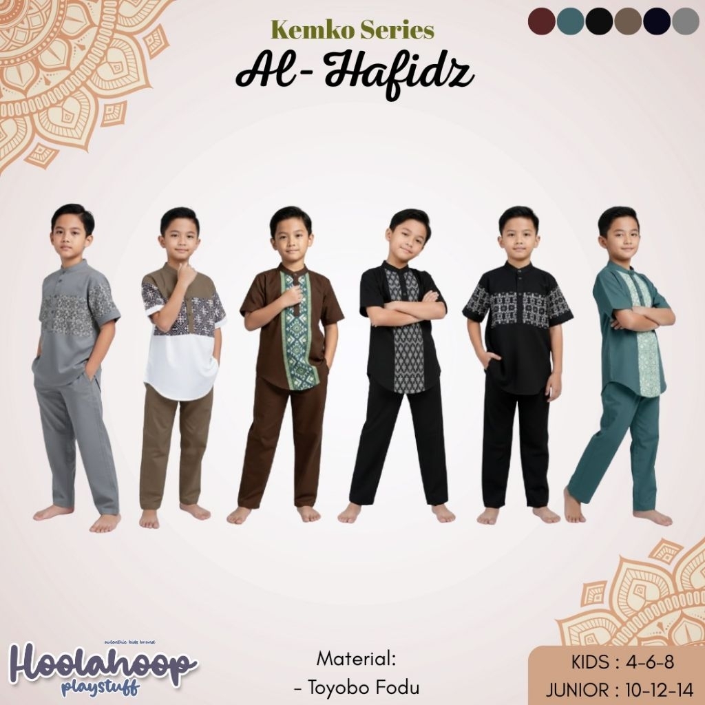 Set Kemko Al Hafidz Series - Set Kemko Anak Laki Laki 4-14 Tahun