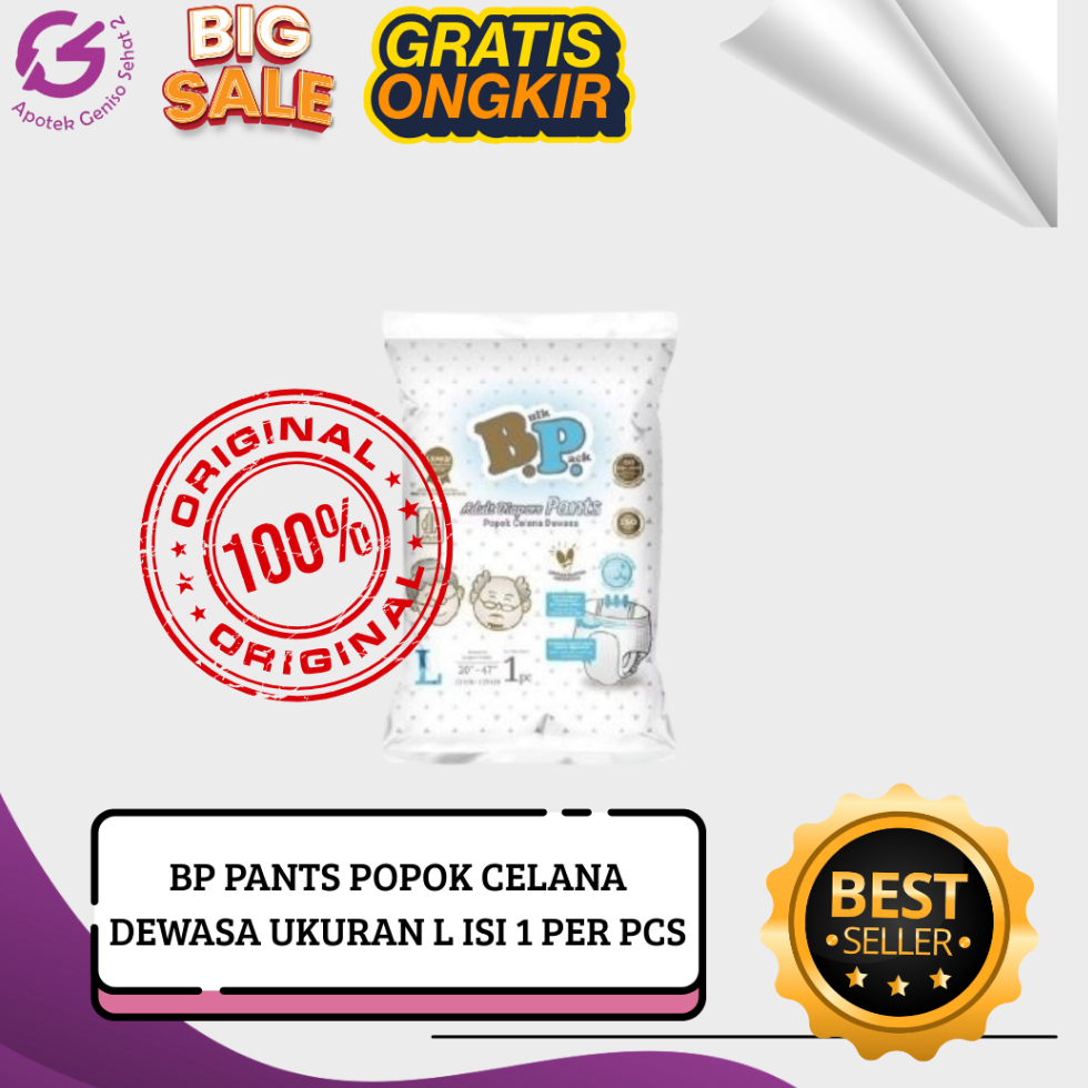 BP PANTS PAMPERS CELANA DEWASA UKURAN L ISI 1 PCS