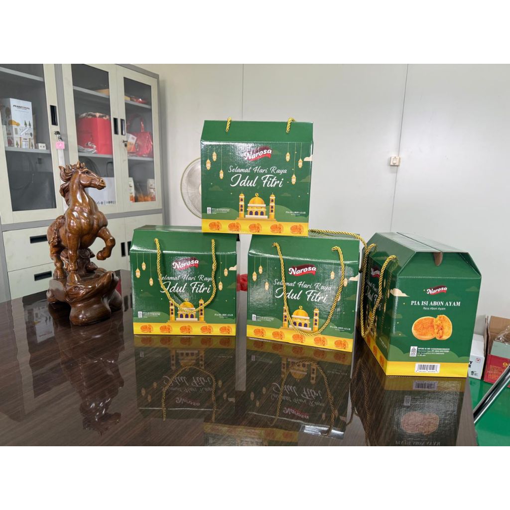 STOK TERBATAS Bakpia Rasa Abon Ayam Narosa edisi hari raya 20 pcs