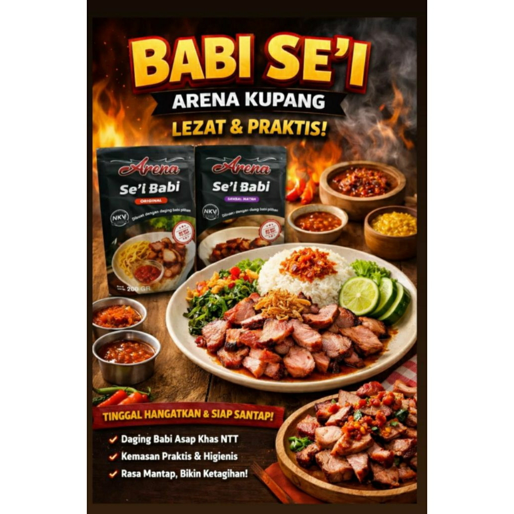 Arena Sei Babi Original - Arena Sei Babi Sambal Matah