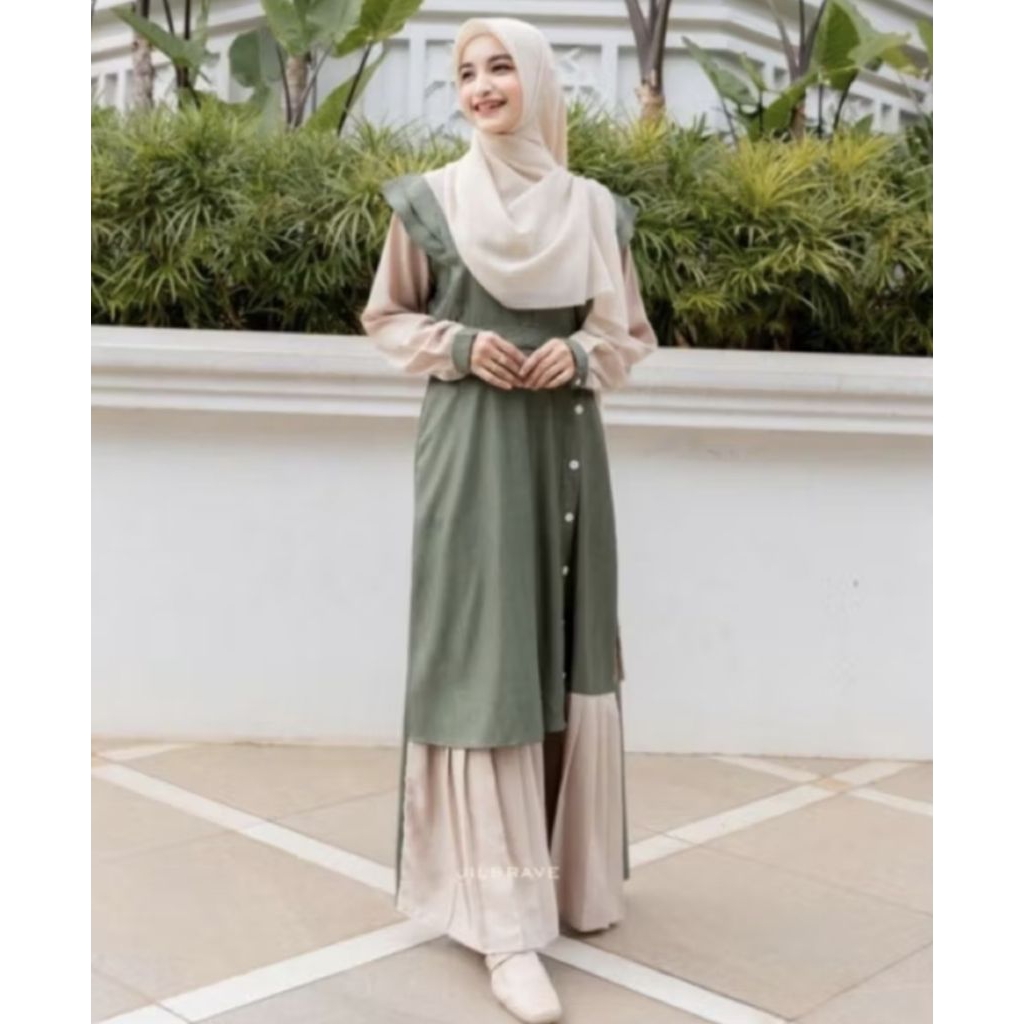 Noora dress jilbrave preloved cantik