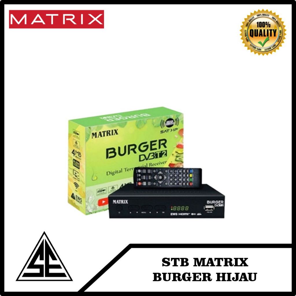 STB DIGITAL MATRIX BURGER HIJAU