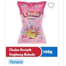 chuba cassava kripik singkong 140gr