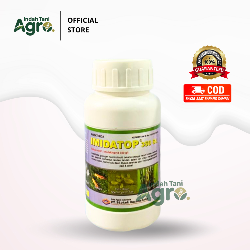 INSEKTISIDA IMIDATOP 350 SL 250ML Imidakloprid 350 g/l Biotek Saranatama