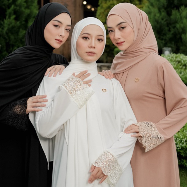 Koyuhijab HAWA Lace Abaya Set / gamis renda