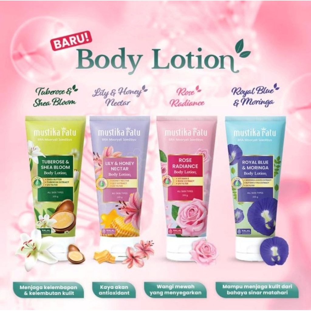 Mustika Ratu Body Lotion 200 gr