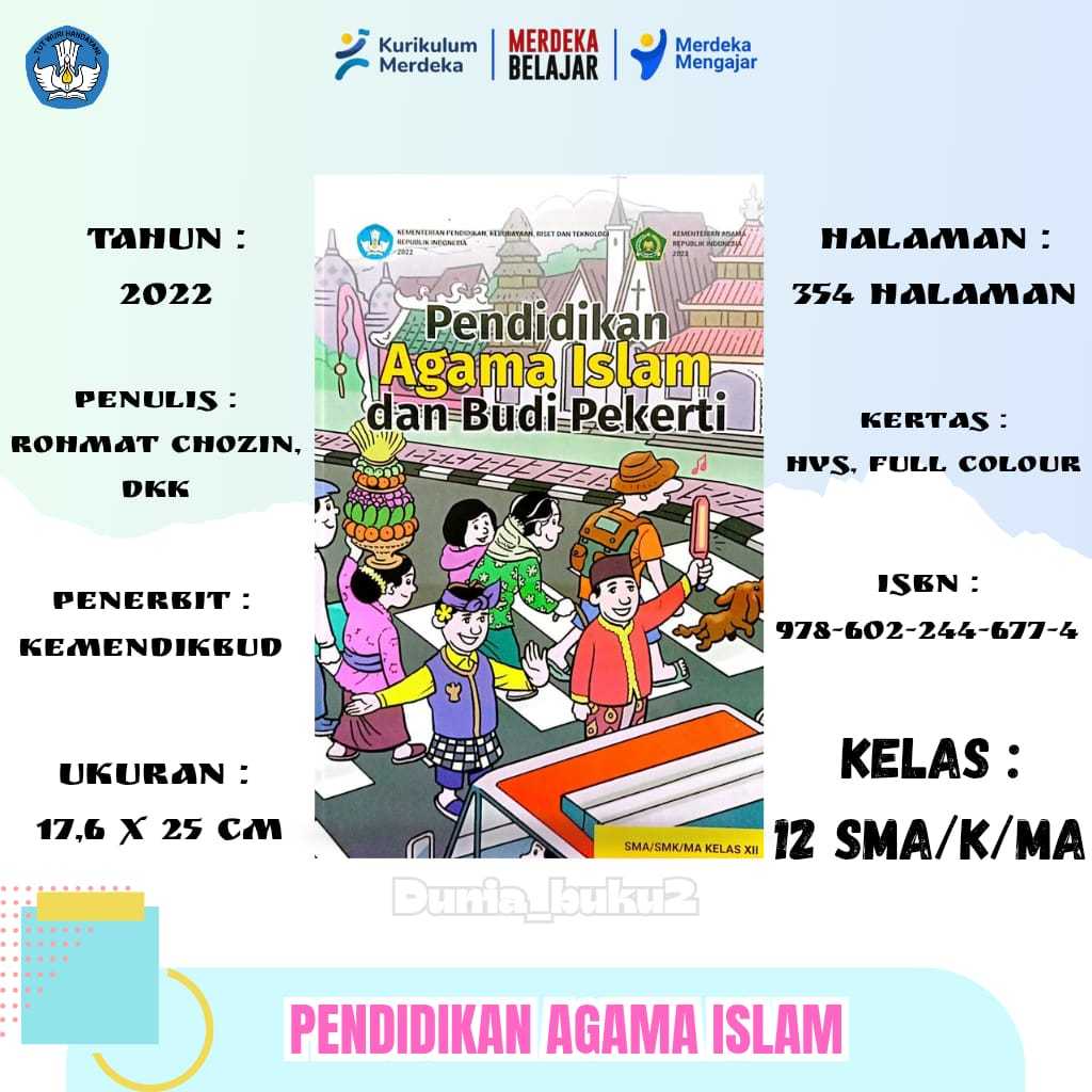 BUKU SISWA PAI KURIKULUM PENGGERAK-MERDEKA KELAS 12 SMA/K