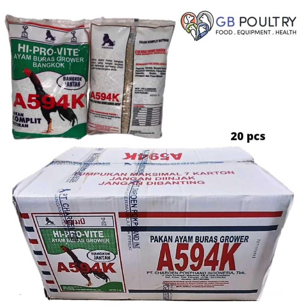 A594K pakan ayam buras layer bangkok betina 1 dus