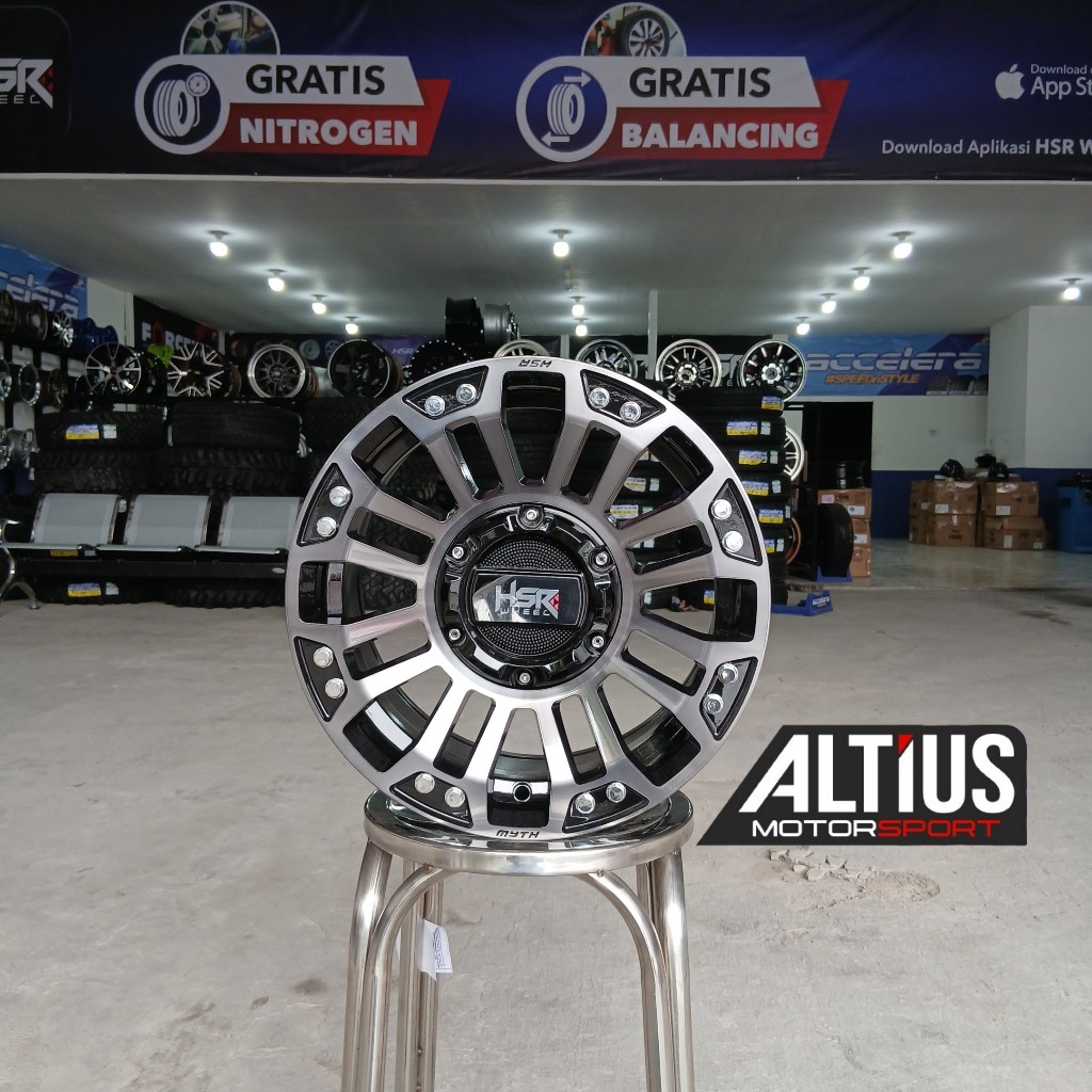 Velg Original ring 14 MYTH05 HSR R14X7 hole 4x114,3 5x114,3 ET20 baut mobil luxio,apv.kijang