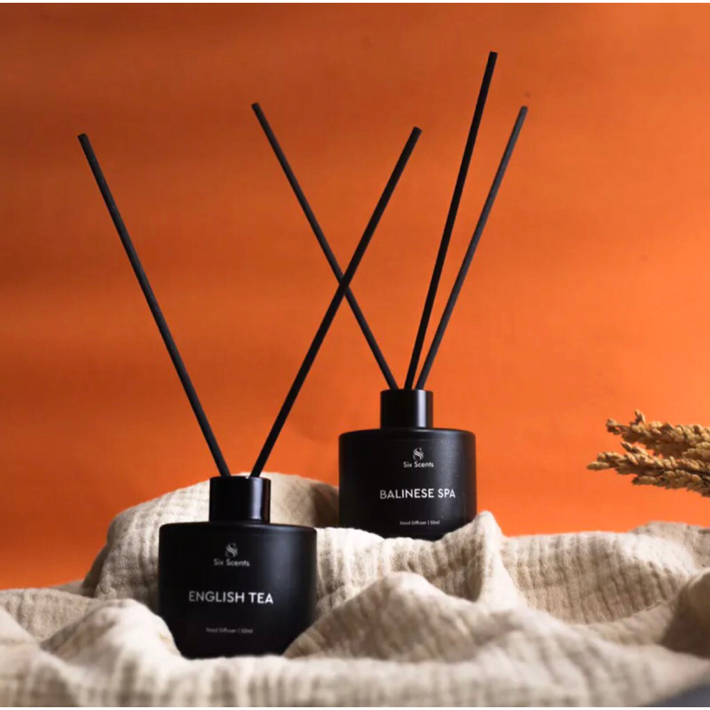 100/ ZAZEN SCENT Premium Blak coffe 50ml Pengharum Ruangan Parfum Aromaterapi dengan Stik Stick Fibe