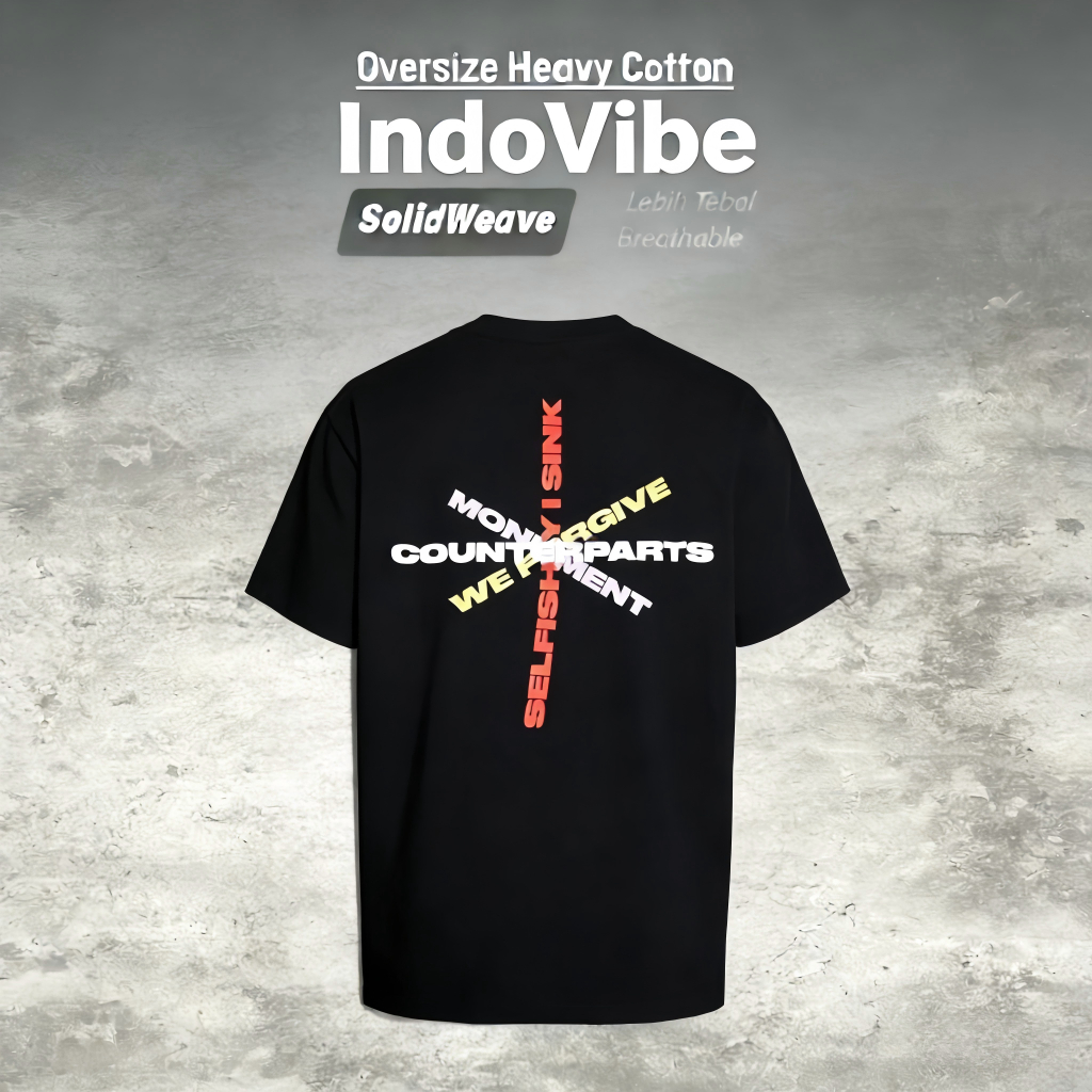 Counterparts - Private Room Tracklist Tshirt - Black