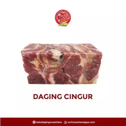 DAGING CINGUR 1KG-TOKO DAGING NUSANTARA-HALAL DAN BERKUALITAS
