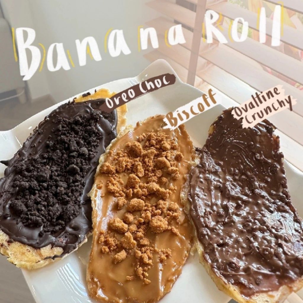 SALE PISANG GULUNG CHEWY COKLAT | CHOCO COOKIES N CREAM | BANANA ROLL BISCOFF FUDGE | BANANA ROLL OV