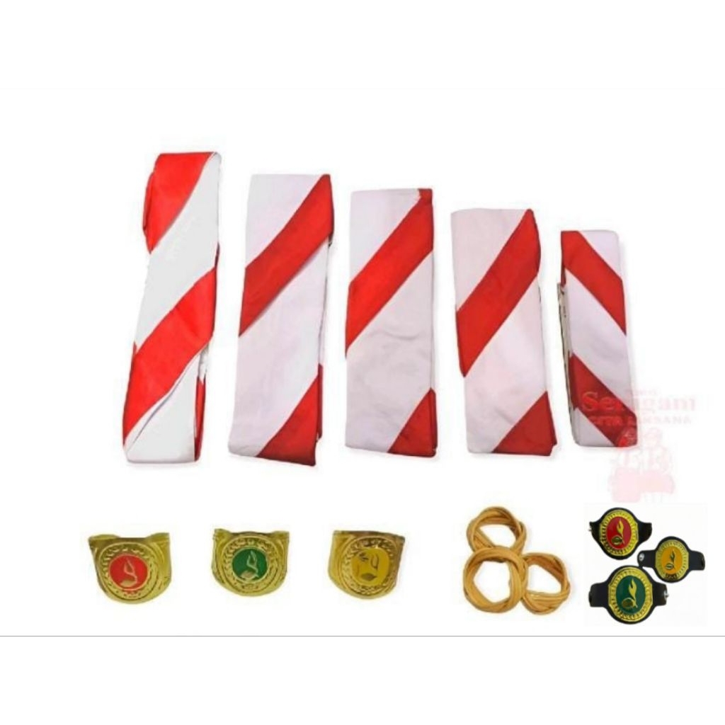 Set Kacu/Hasduk Pramuka SD SMP SMA JUMBO - Nyaman Dipakai, Mudah Disetrika, Mudah Digunakan