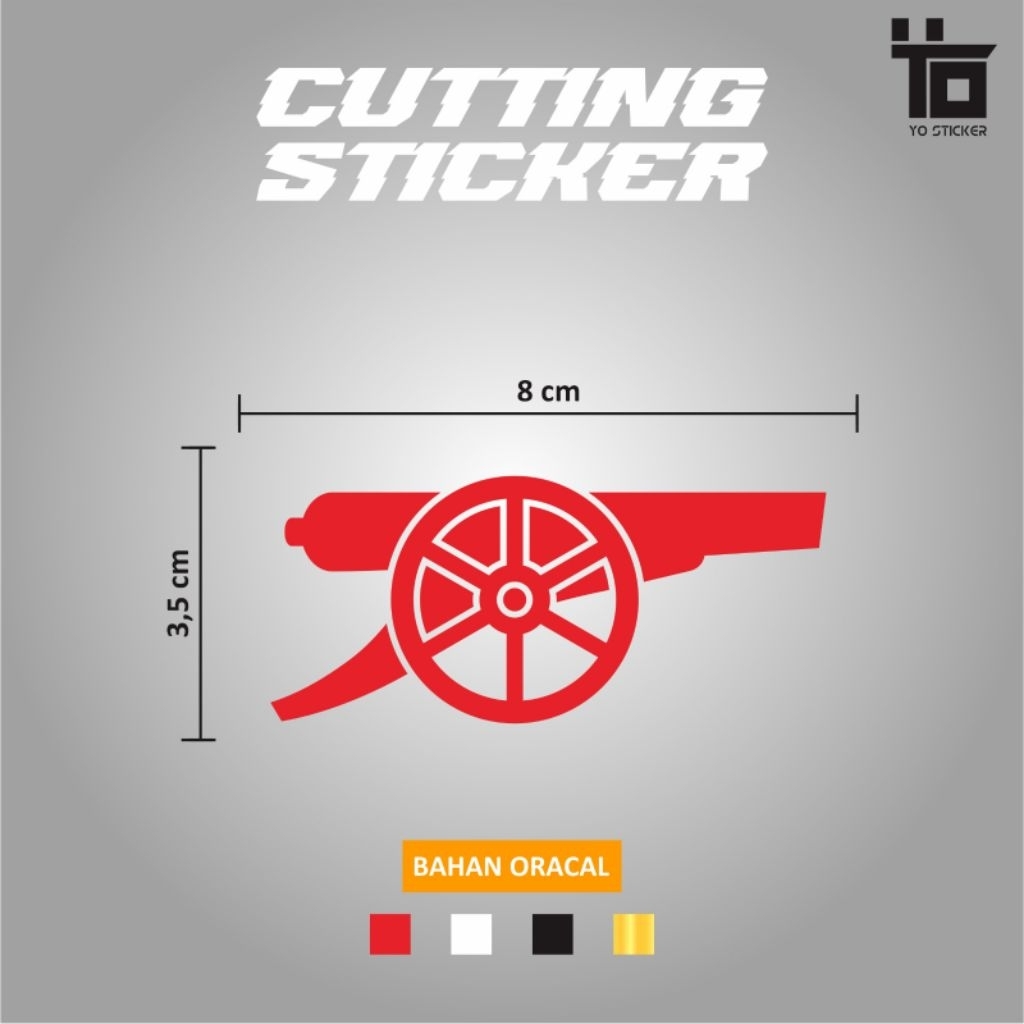 STICKER CUTTING ARSENAL/ARSENAL/THE GUNNERS