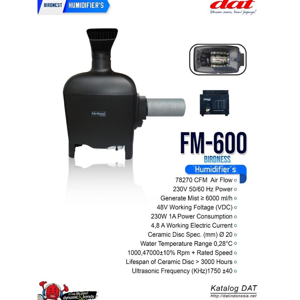 MESIN KABUT WALET DAT BIRDNEST FM 600 MAX Mesin Embun UAP Humidifier Walet
