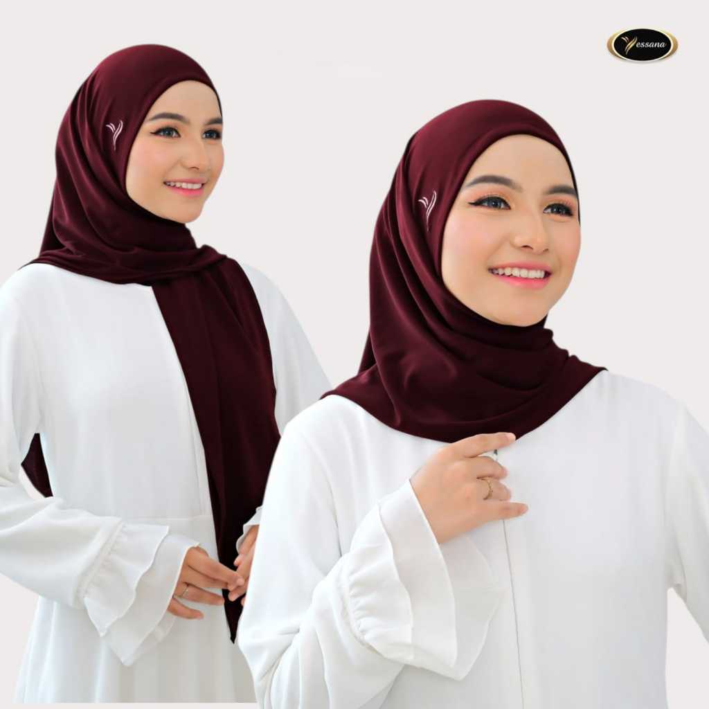 Hijab Instan Bergo Soft Pad Pashmina Instan Jersey Julvea Bergo Instan Yessana