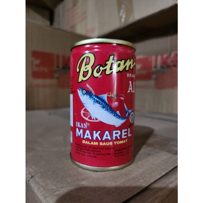 BOTAN sarden mackerel kaleng 155gr