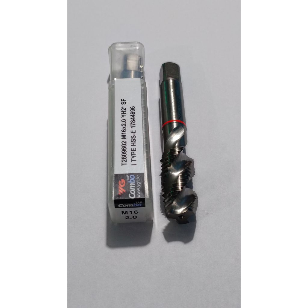 Tap Mesin Spiral Tap Combo M16x2 YG/ YG Tap Mesin Spiral M16x2.0