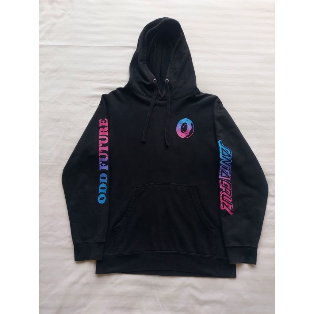 [RARE] Streetwear Hoodie Santa cruz x odd future Hitam Size S